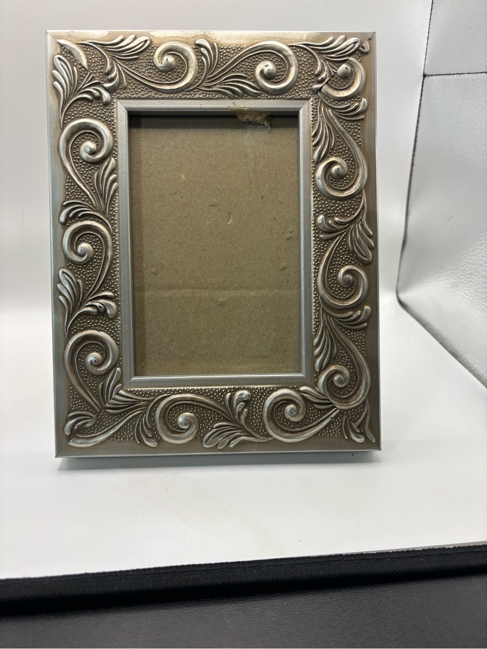 Decorative Silver Scroll Picture Frame - Classic Home Accent